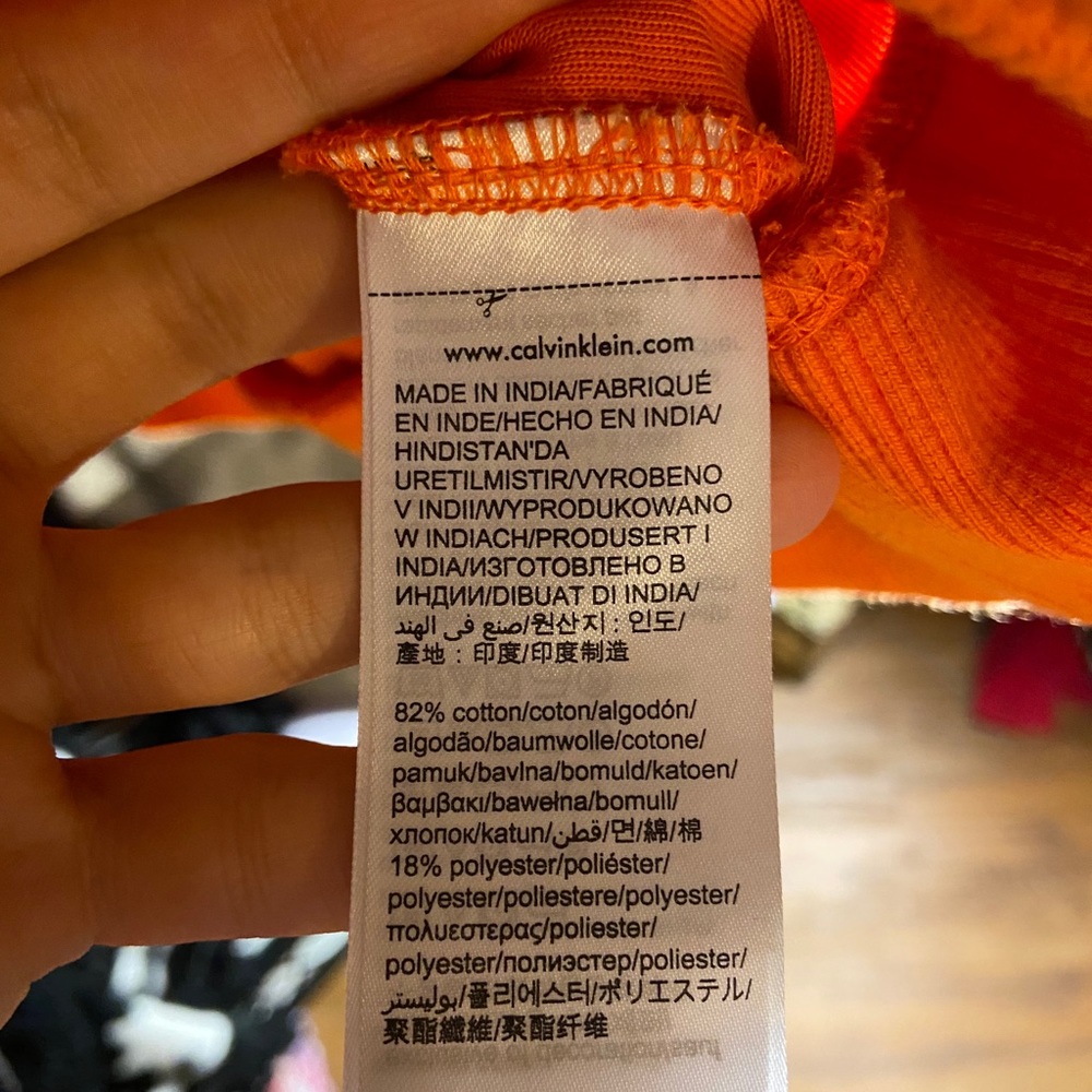 Calvin Klein Colour Block Zip Up Jacket - Picture 8 of 8